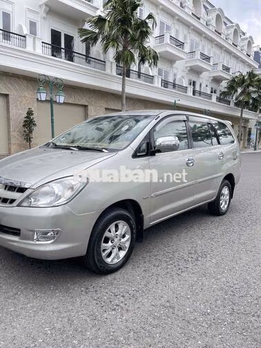 Toyota Innova G 2008 Bạc Số sàn 8 chổ
