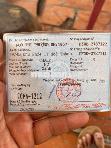 Honda Chaly 2006 Xanh 49cc