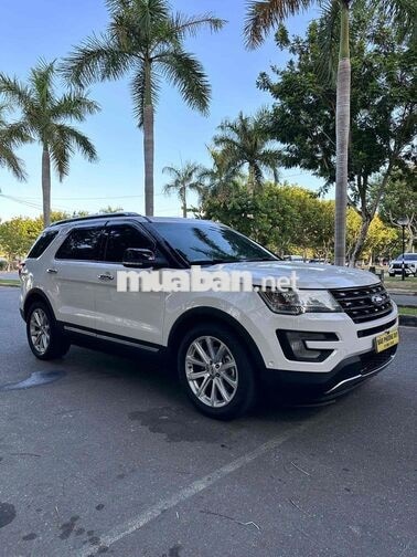 Ford Explorer 2.3 Ecoboost 2016 Trắng Mỹ