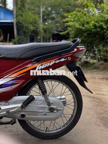 Honda Wave 2004 Đỏ Zin chưa rớt đầu