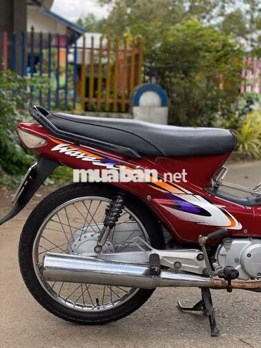 Honda Wave 2004 Đỏ Zin chưa rớt đầu