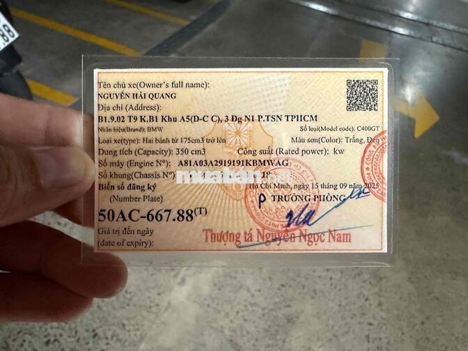 BMW C400GT 2019 Trắng 39.000km