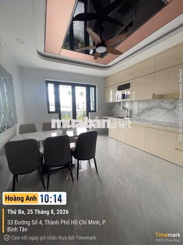 nhà mới 100% đường số 4 phường Bình Hưng Hoà