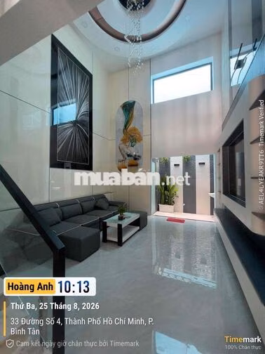 nhà mới 100% đường số 4 phường Bình Hưng Hoà