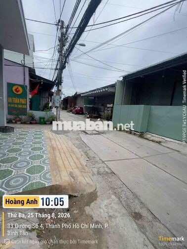 nhà mới 100% đường số 4 phường Bình Hưng Hoà