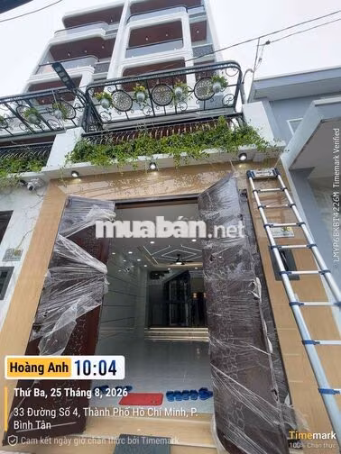 nhà mới 100% đường số 4 phường Bình Hưng Hoà