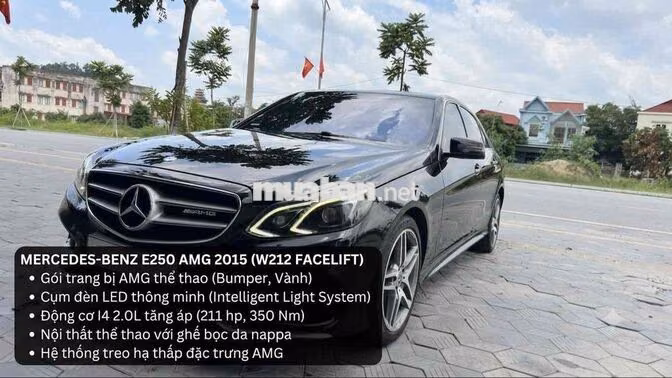 Mercedes-Benz E250 AMG 2015 Đen