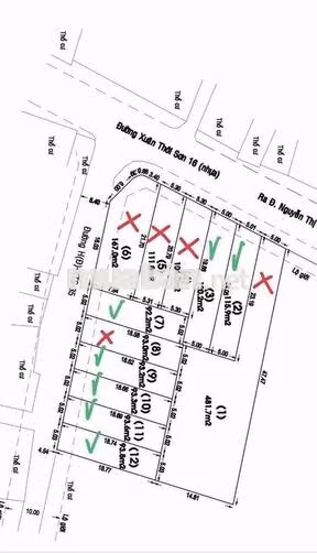 Bán đất 5x19m, sát Nguyễn Văn Bứa, XTS, Hốc Môn.