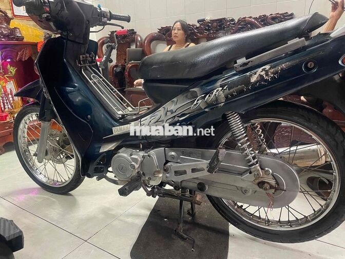 Xe số Yamaha Xanh đen