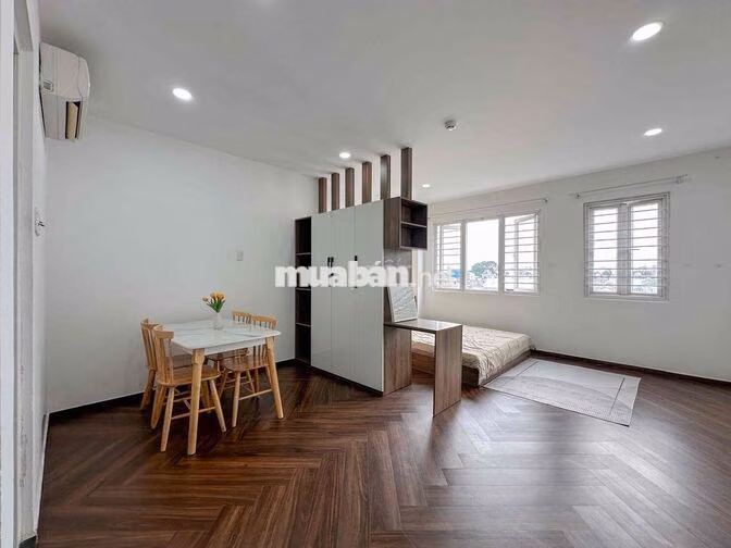 STUDIO 1PN SIÊU THOÁNG FULL NỘI THẤT NGAY TÂN QUÝ- GÒ DẦU