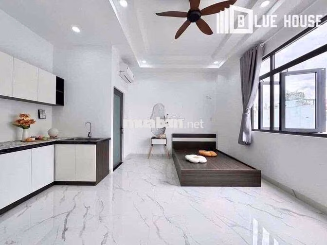 CHDV 1PN ban công/studio cửa sổ trời ful NT máy giặt riêng DT cực rộng