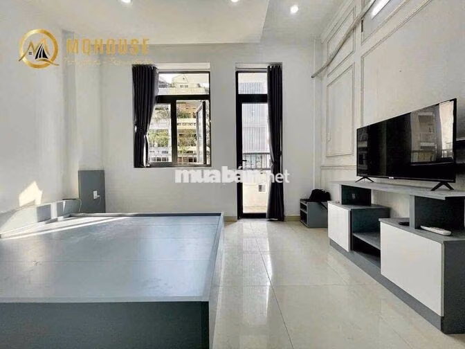 Cho thuê căn hộ 1PN balcony giá rẽ ngay cầu Thị Nghè a CV Lê Văn Tám