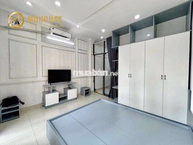 Cho thuê căn hộ 1PN balcony giá rẽ ngay cầu Thị Nghè a CV Lê Văn Tám