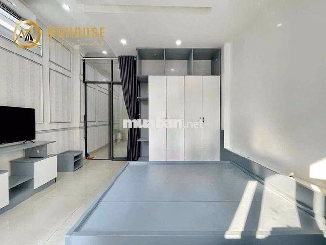Cho thuê căn hộ 1PN balcony giá rẽ ngay cầu Thị Nghè a CV Lê Văn Tám