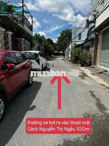 Đất 5x24 - thổ cư - Trung Đông 2 cách Nguyễn Thị Ngâu 100m – Sổ riêng