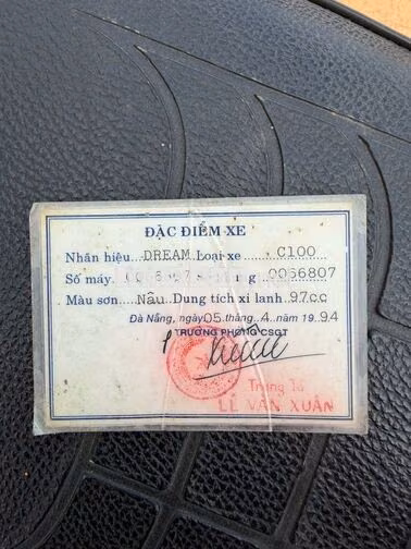 Honda Dream II Mận chín, trắng Đà Nẵng