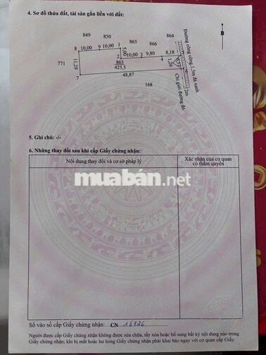 Hàng ngộp, chỉ 1.35 tỷ sở hữu 569m² đất thổ vườn