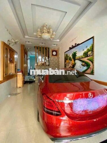 Cho thuê nhà  NC 1 trệt 3 lầu 4pn 5wc HXT lớn Nguyễn văn lượng 18tr