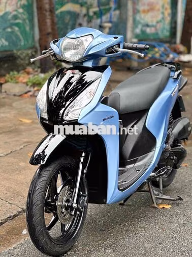 Honda Vision FI 110cc 2015 Xanh băng phối đen