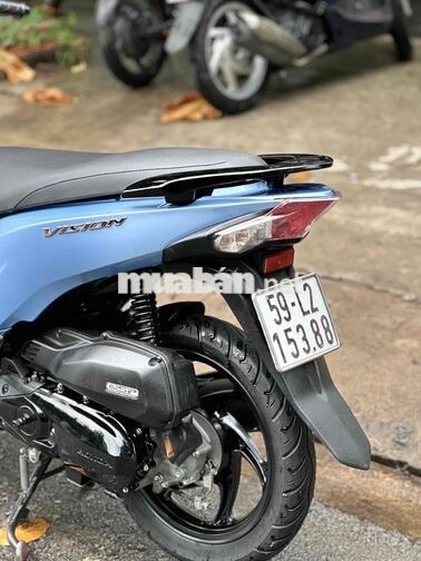 Honda Vision FI 110cc 2015 Xanh băng phối đen
