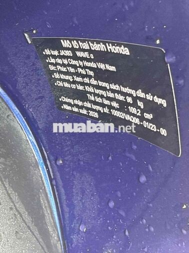 Honda Wave A 2026