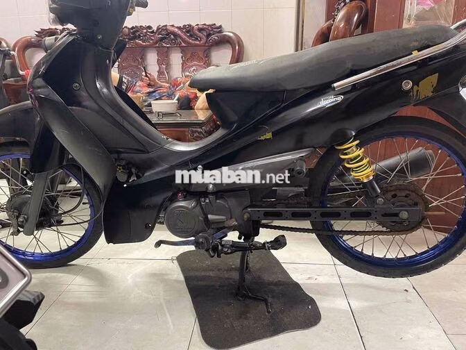 Xe máy số 50cc màu Đen