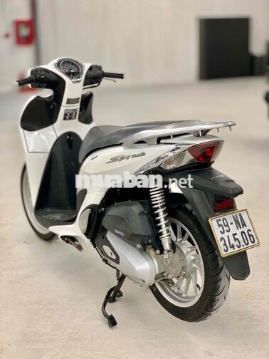 Honda SH Mode 125 CBS 2025 màu trắng xe đẹp keng