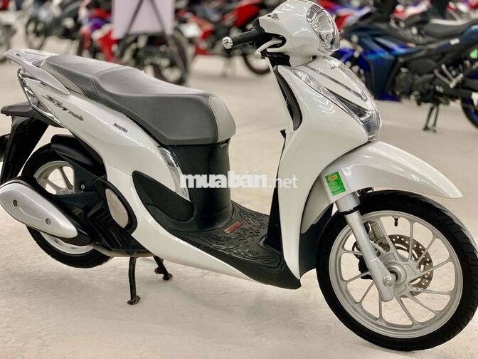 Honda SH Mode 125 CBS 2025 màu trắng xe đẹp keng