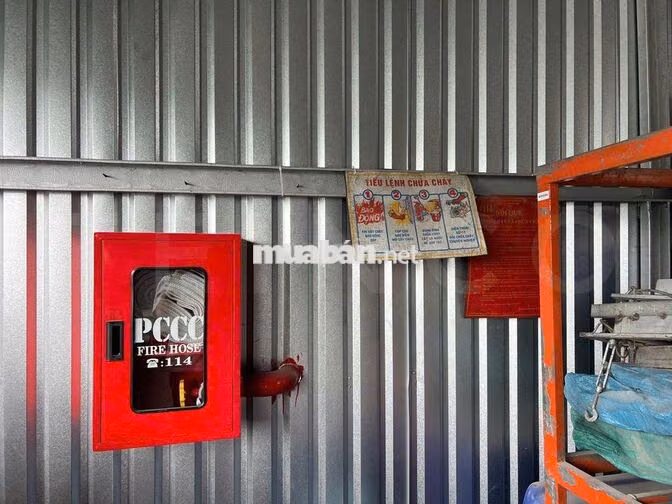 Kho xưởng 560 m² có PCCC và điện 3 pha, kho nội bộ đường Quốc Lộ 1A