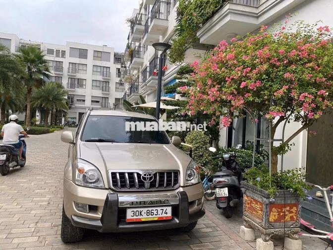 Toyota Land Cruiser Prado 2008 Vàng cát 150.000 km