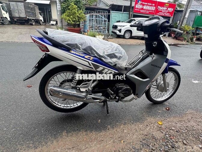 Honda Wave Alpha 2022 Xanh trắng