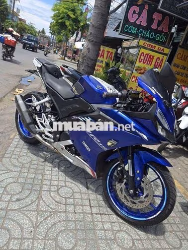 Yamaha R15 V3 2020 Xanh.máy zin.BS:50AB-94843.