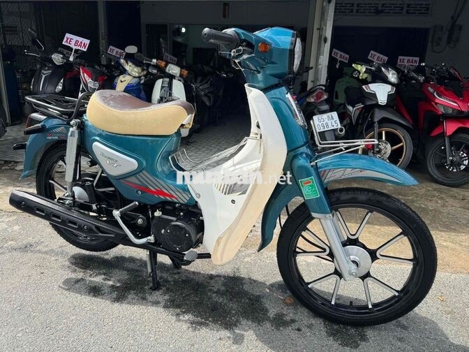 Xe số Việt Thái Classic VT 50cc Xanh trắng Mới 100