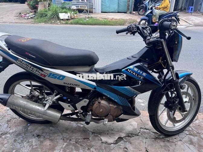 Suzuki Raider 2016 Đen Xanh Bạc