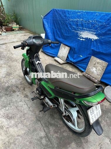 Wave 110cc Trung Quốc Xanh lá Bánh mâm - Máy êm