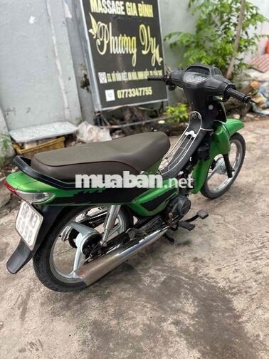Wave 110cc Trung Quốc Xanh lá Bánh mâm - Máy êm