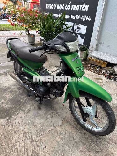 Wave 110cc Trung Quốc Xanh lá Bánh mâm - Máy êm