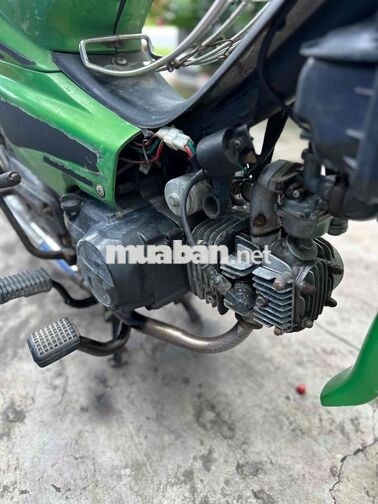 Wave 110cc Trung Quốc Xanh lá Bánh mâm - Máy êm