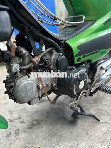 Wave 110cc Trung Quốc Xanh lá Bánh mâm - Máy êm