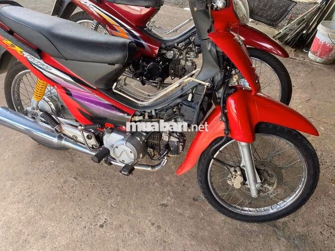 Honda Wave ZX Đỏ đen zin êm