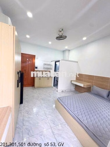 CĂN HỘ BANCOL FULL NỘI THẤT NGAY ĐƯỜNG 53 GẦN ĐH CÔNG NGHIỆP 4