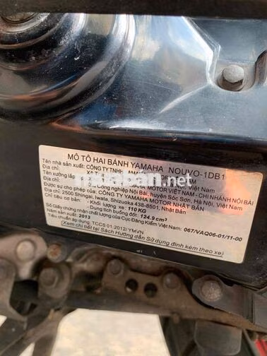Yamaha Nouvo 5 2013 Đỏ, Đen, Xám