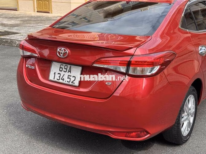 Toyota Vios G 2018 Số tự động Đỏ Kendy