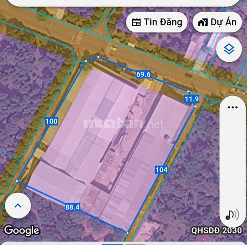 BÁN ĐẤT+NHÀ XƯỞNG LỚN Ở ĐỒNG NAI.  Đất lớn 3 mặt tiền: Vị trí đắc địa.