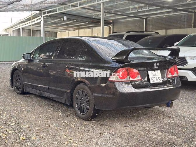 Honda Civic 1.8 Mt 2007 Đen Số sàn