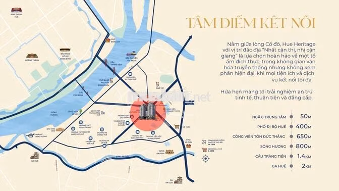 CHÍNH CHỦ RA HÀNG CĂN 2PN, VIEW SÔNG HƯƠNG, TẦNG CAO, GIÁ BAO THUẾ PHÍ