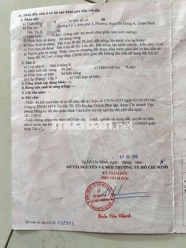 BÁN NHÀ HẺM 6M HƯƠNG LỘ 2 – SỔ HỒNG, HOÀN CÔNG