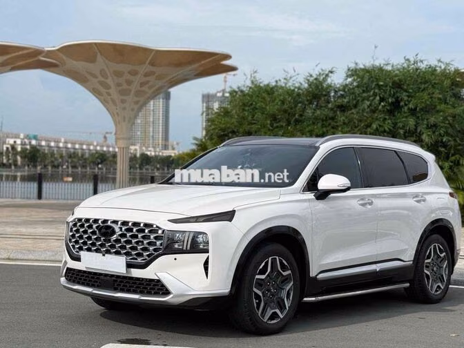 Hyundai Santafe Trắng 2023 Rất Mới