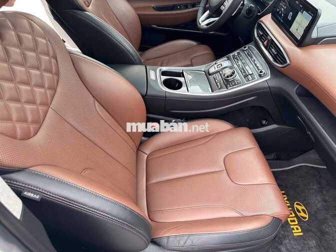 Hyundai SantaFe 2.2D HTRAC Trắng 7 chỗ Tự động
