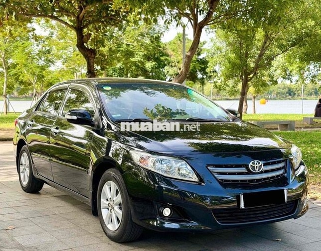 Toyota Altis 2009 Tự động Đen Nhập khẩu